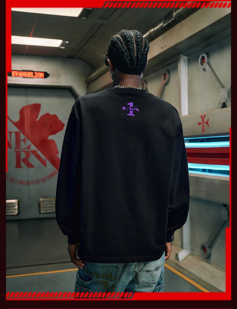 MEDM x EVA Basic Logo Long Sleeve Tee | Face 3 Face