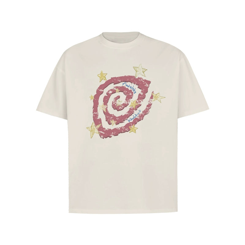 ANTIDOTE Psychedelic Star Swirl Printed Tee | Face 3 Face