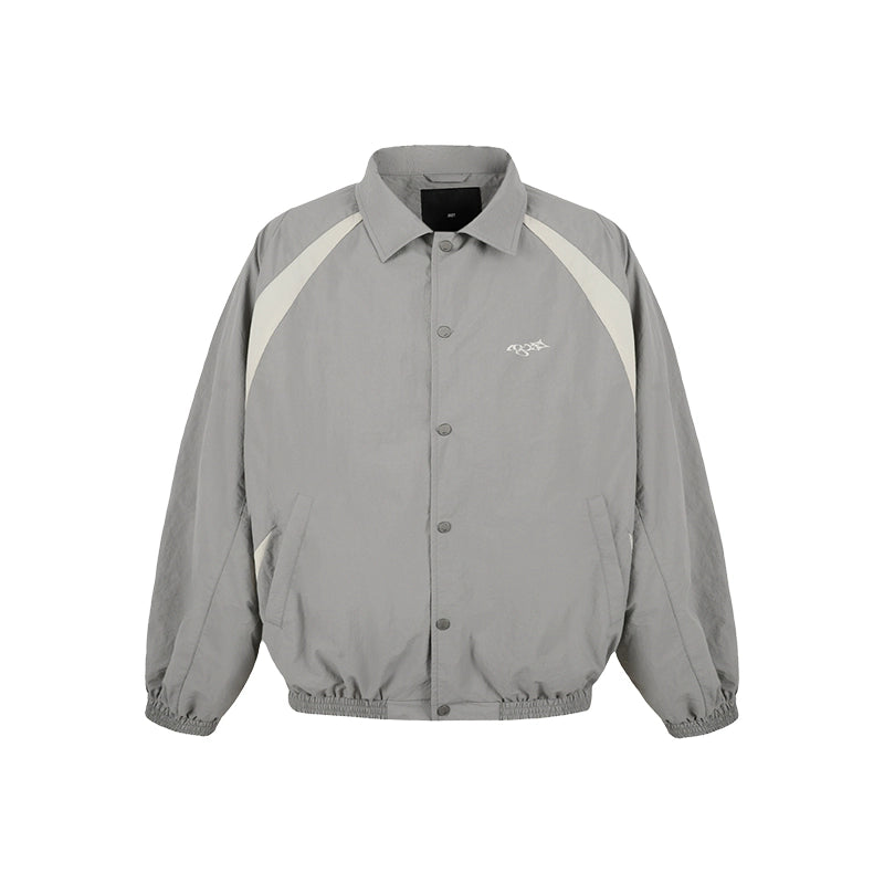 1807 Graffiti Logo Patchwork Coach Jacket | Face 3 Face