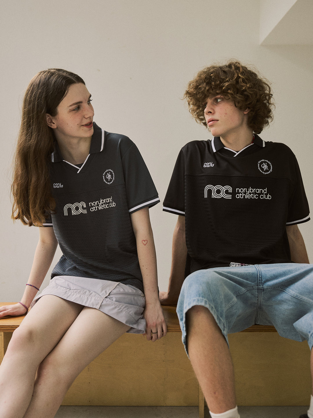 NORYBRAND Sports Club Mesh Patchwork Soccer Jersey Polo | Face 3 Face