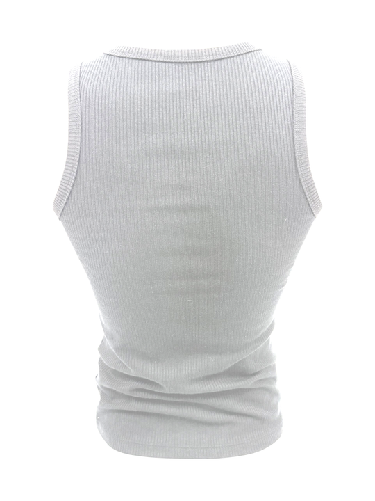 KARMANISTIC Logo Print Slim Tank Top | Face 3 Face