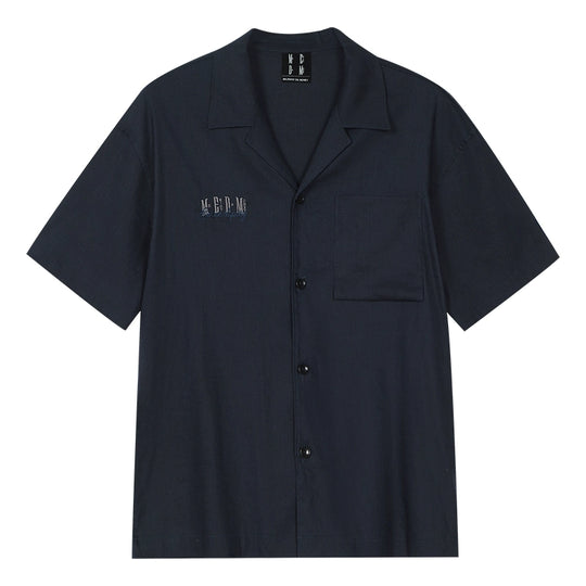 MEDM Linen Cuban Collar Shirt | Face 3 Face