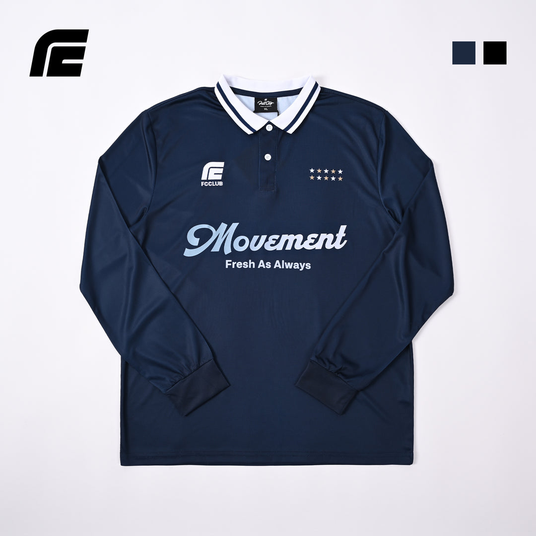 FCCLUB Long Sleeved Soccer Jersey Polo | Face 3 Face