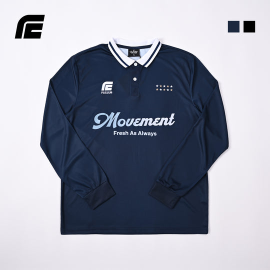 FCCLUB Long Sleeved Soccer Jersey Polo | Face 3 Face
