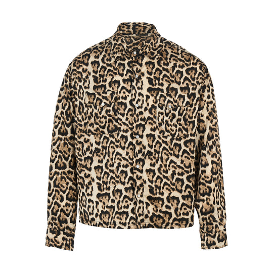 STEEPC Leopard Print Long Sleeve Shirt | Face 3 Face
