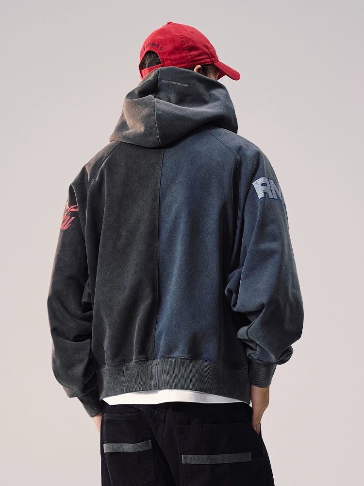 Remedy Washed Separate Raglan Hoodie | Face 3 Face