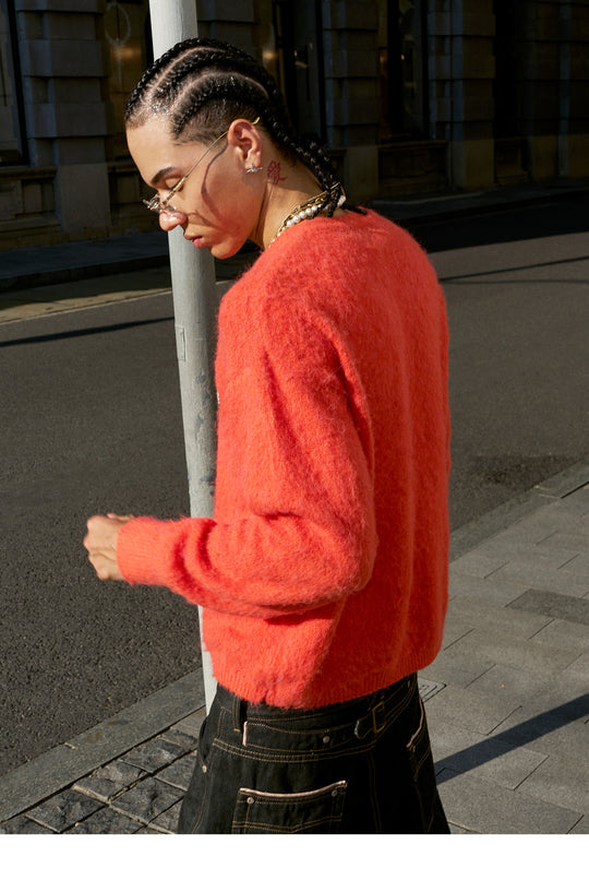 STEEPC Wool Blend Heart Patch Knit Sweater | Face 3 Face