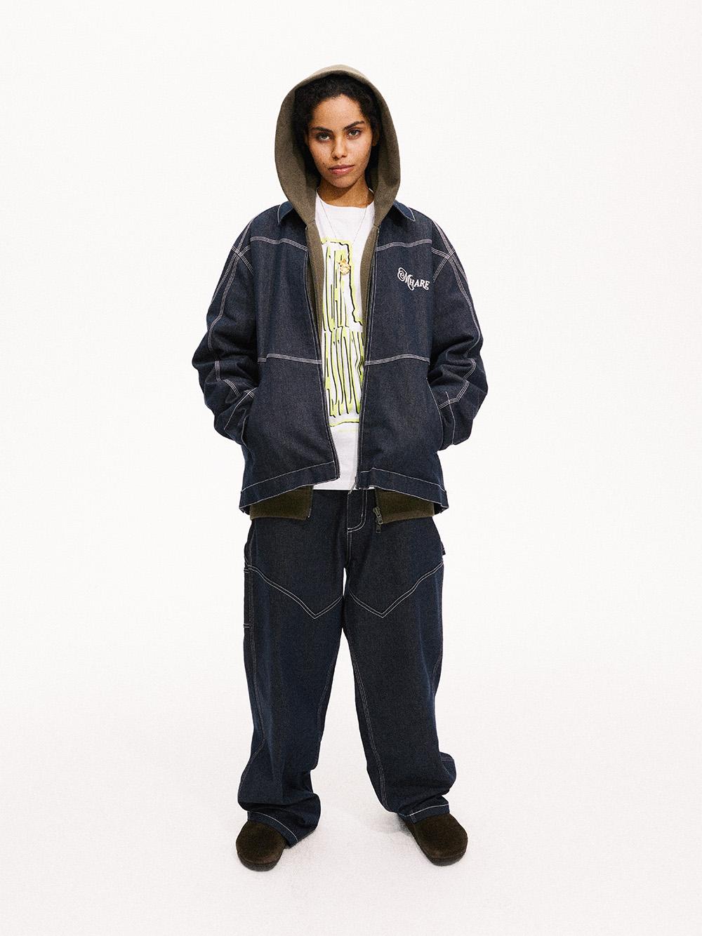 MHARF Indigo Denim Work Jacket | Face 3 Face