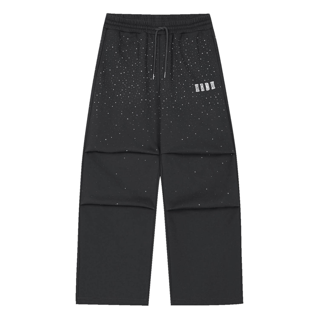 MEDM Starry Sky Rhinestone Baggy Sweatpants | Face 3 Face