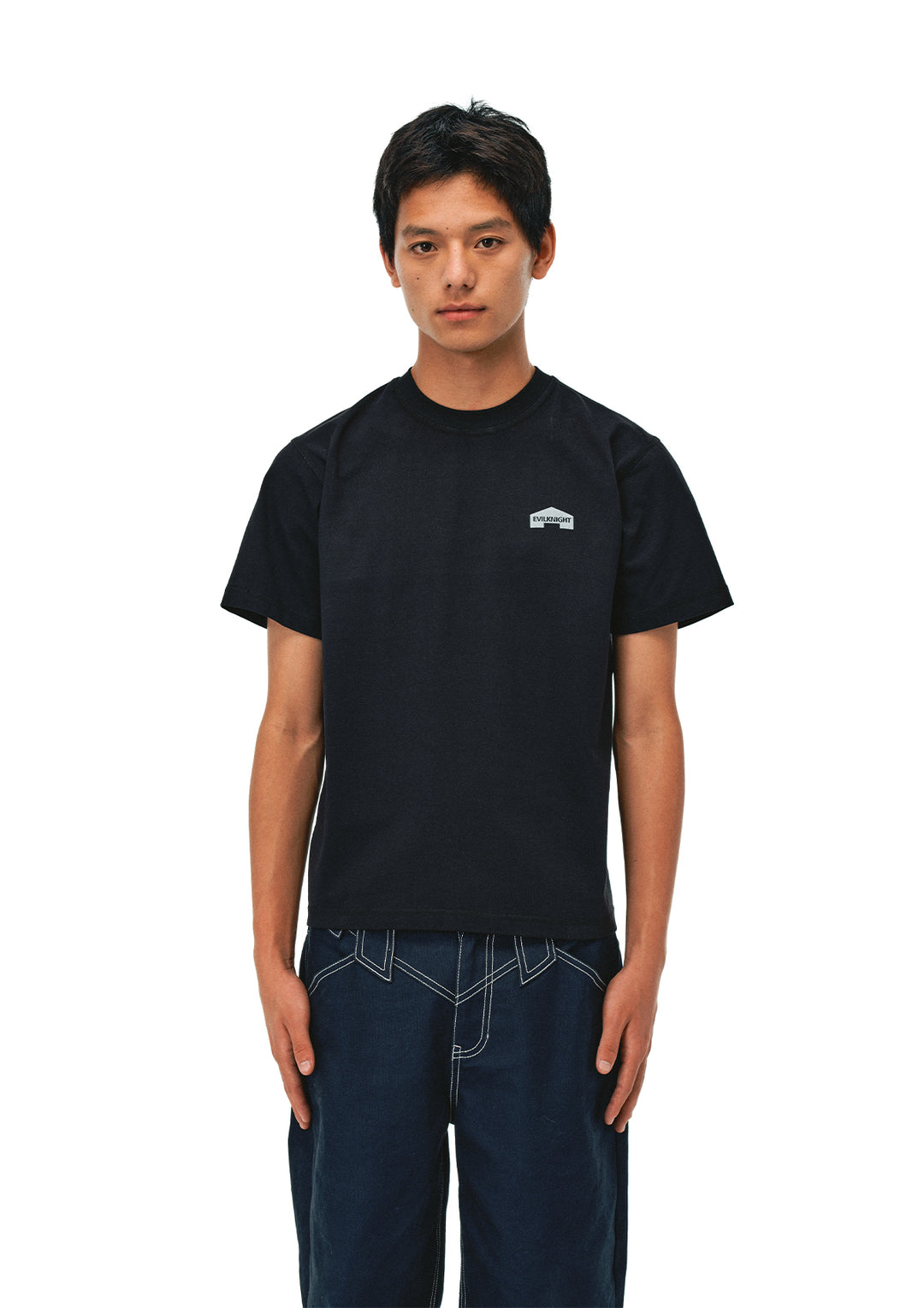EVILKNIGHT(EK) Reversible Micro Stretch Tee | Face 3 Face