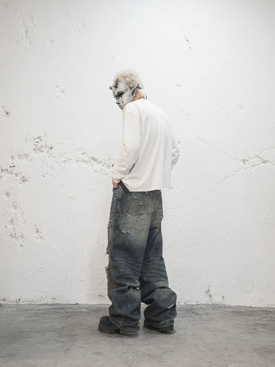 UNDERWATER Devils Kiss Vintage Print Long Sleeve Tee | Face 3 Face