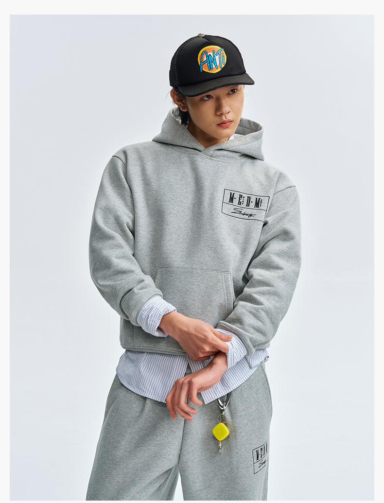 MEDM Embroidered Lettered Logo Hoodie & Sweatpants | Face 3 Face