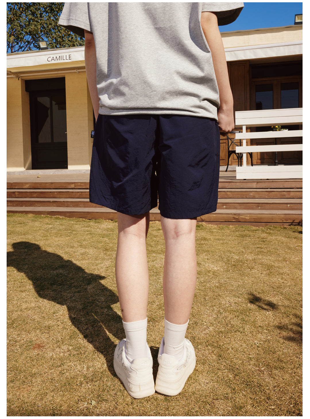 Remedy Embroidered Nylon Sports Shorts | Face 3 Face