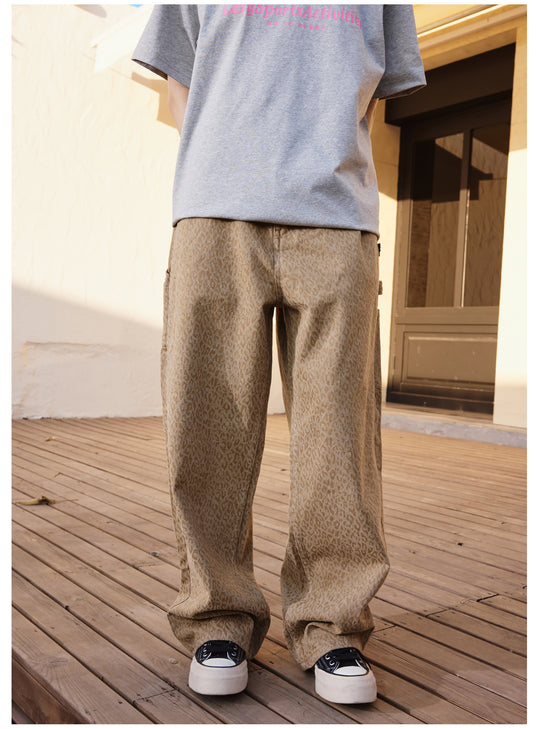 Remedy Leopard Work Painter Pants | Face 3 Face