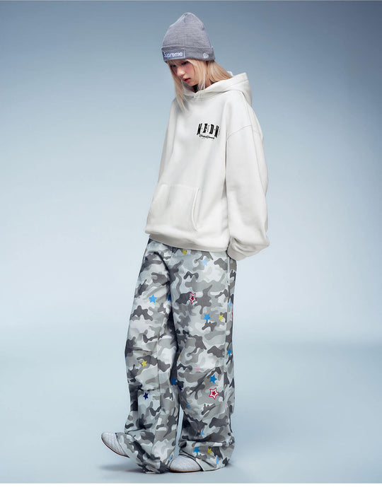 MEDM Camouflage Embroidered Patch Hoodie | Face 3 Face