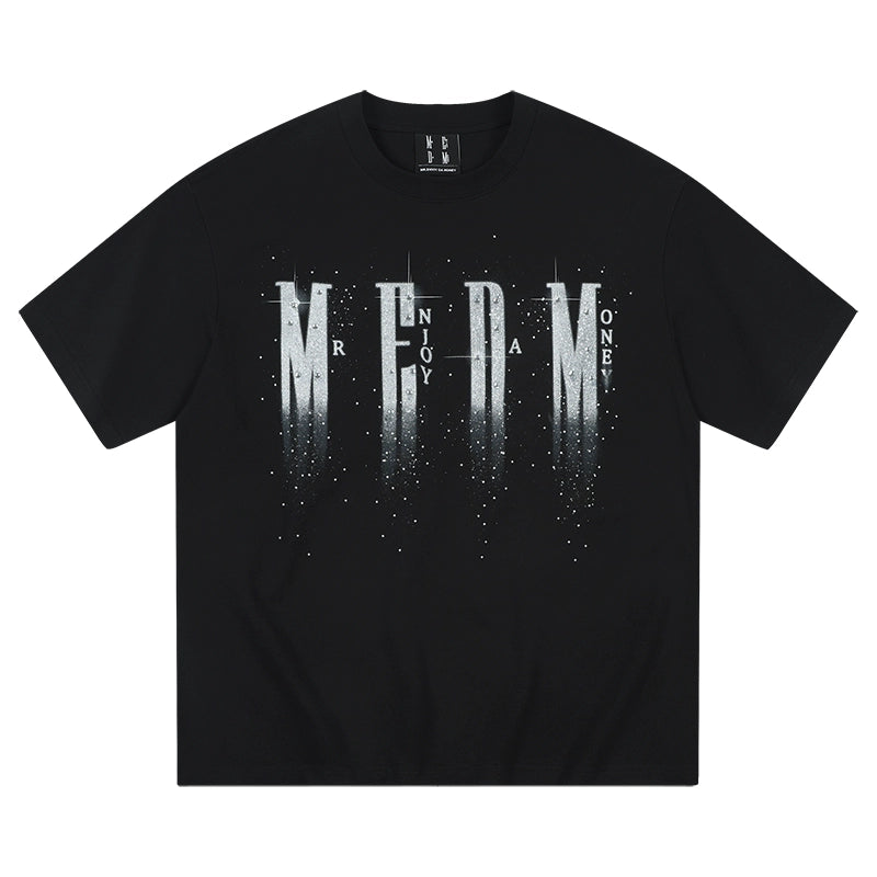 MEDM Rhinestone Flash Logo Tee | Face 3 Face