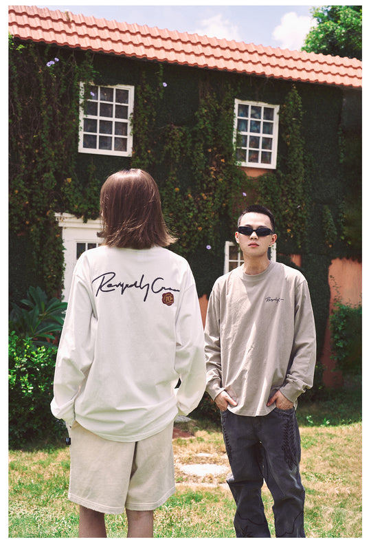 Remedy 3D Wax Seal and Cracked Logo Print Long Sleeve Tee | Face 3 Face