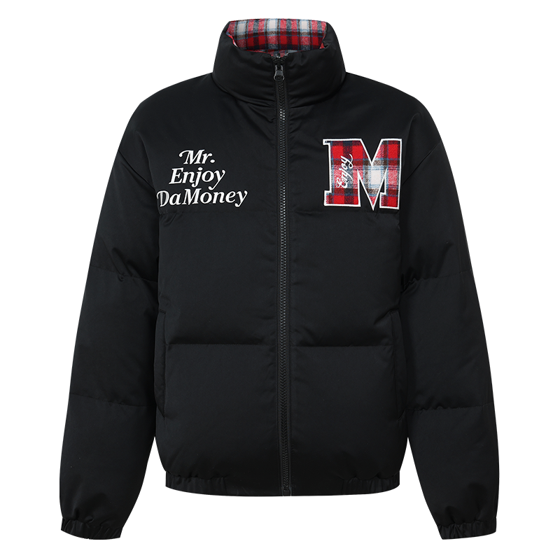 MEDM Plaid Reversible Down Jacket | Face 3 Face