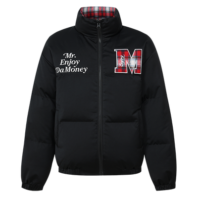 MEDM Plaid Reversible Down Jacket | Face 3 Face