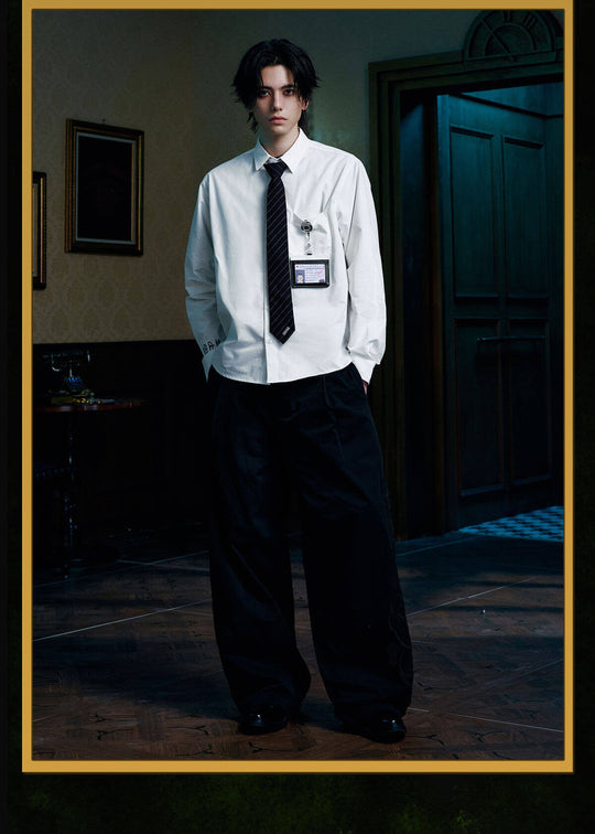 MEDM × HUNTER×HUNTER Leorio Long Sleeve Shirt | Face 3 Face