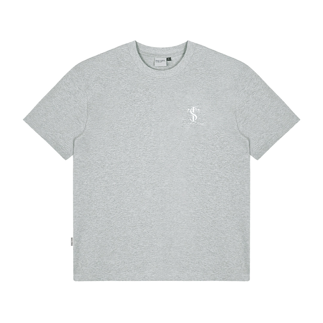 Small Town Kid Classic Logo Embroidered Small Label Tee | Face 3 Face