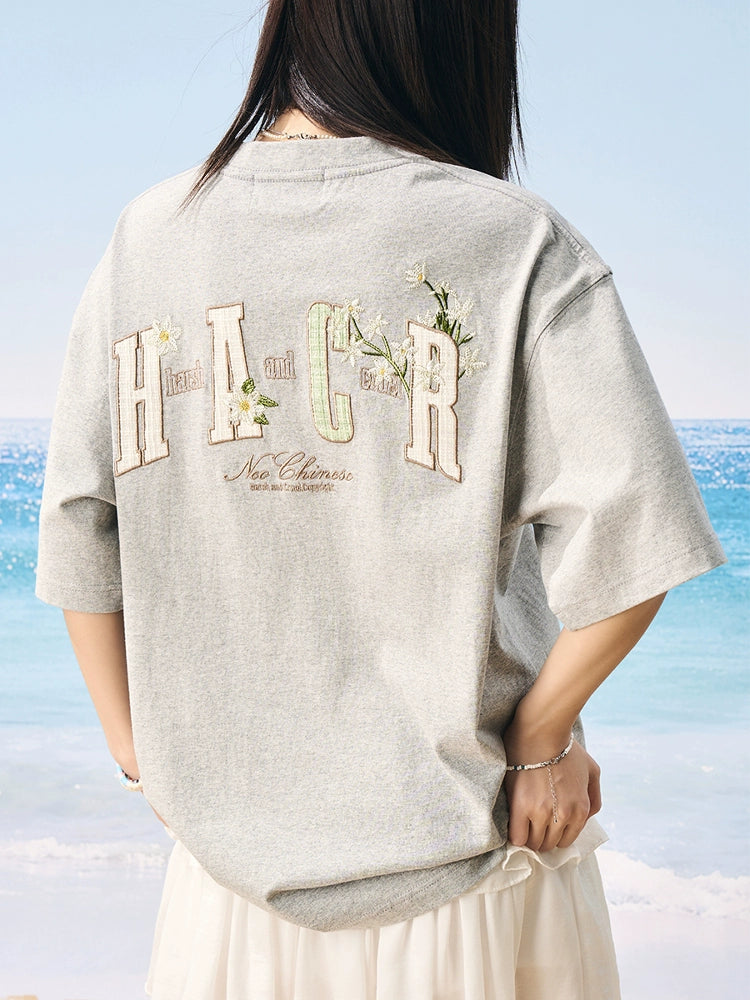 Harsh and Cruel HACR Ethnic Flower Patch Embroidery Tee | Face 3 Face