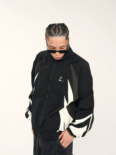 1807 Patchwork Sports Track Jacket | Face 3 Face