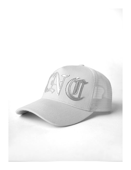 KARMANISTIC Embroidered Letters Trucker Hat | Face 3 Face