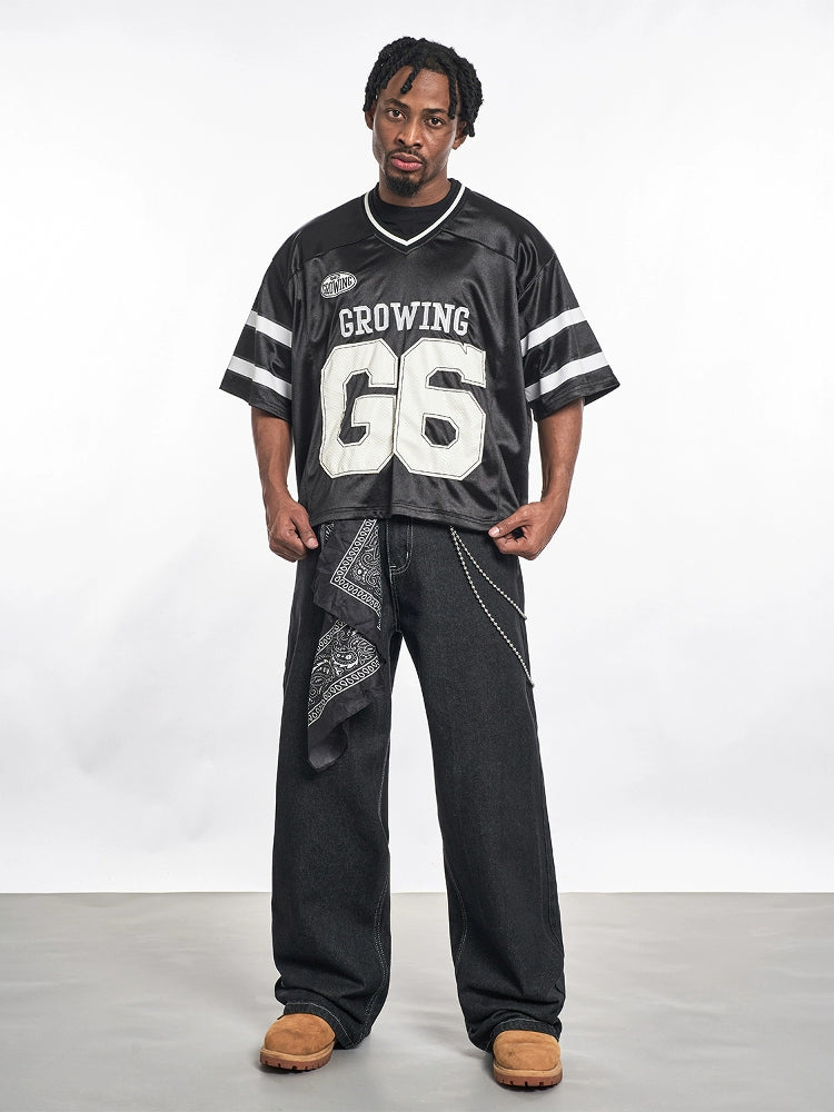 F3F Select Snake Leather Letter Patch Jersey | Face 3 Face