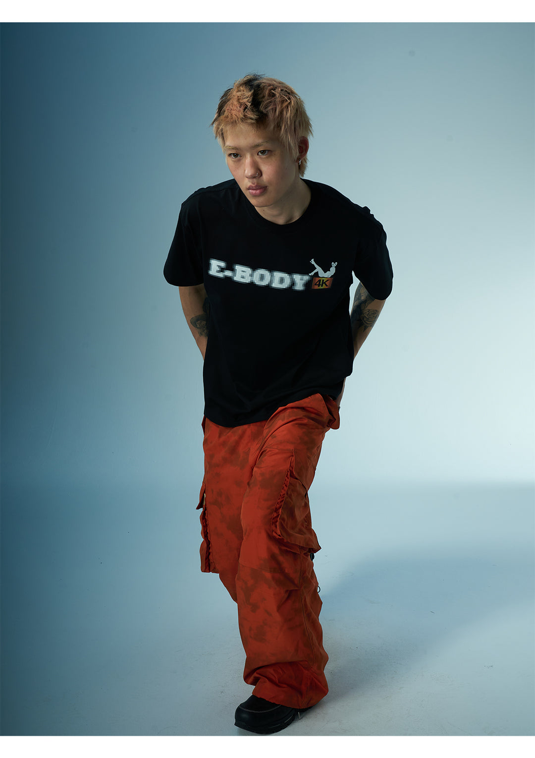 EVILKNIGHT(EK) Mosaic Letter Printed Tee | Face 3 Face