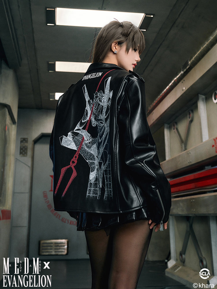 MEDM x EVA Unit-13 Leather Jacket | Face 3 Face