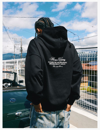 MEDM Rose Embroidered Hoodie | Face 3 Face