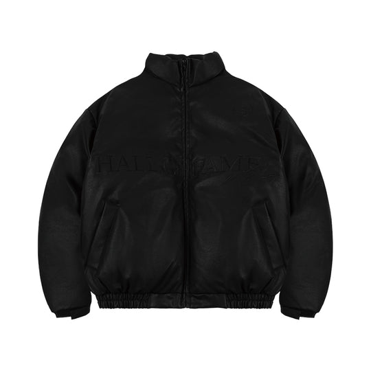 1807 3D Embroidery  Leather Down Jacket | Face 3 Face