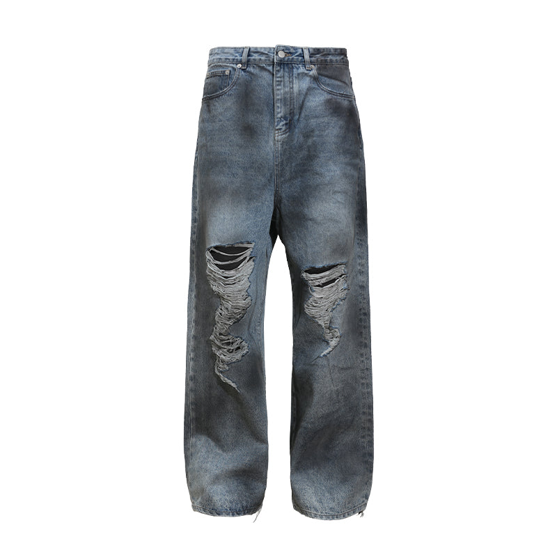 UNTILWERICH Old Dirty Wash Destroyed Jeans | Face 3 Face