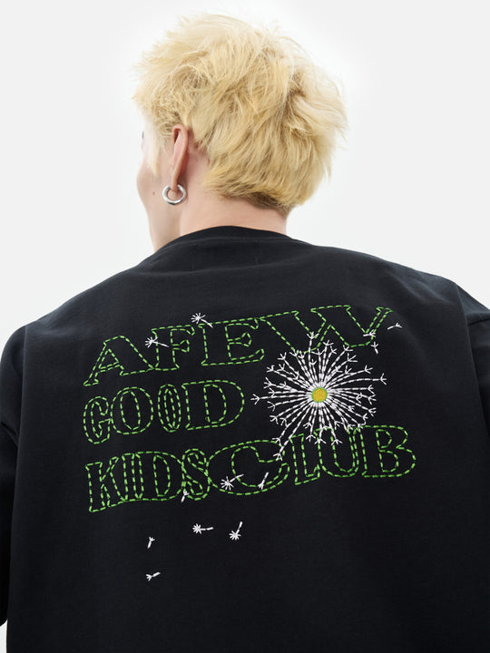 AFGK Dandelion Embroidered Tee | Face 3 Face