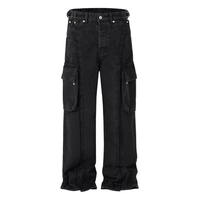 F3F Select Fringe Multi Pocket Work Cargo Jeans