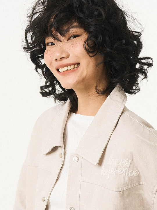 EMPTY REFERENCE Angel Print Work Jacket | Face 3 Face