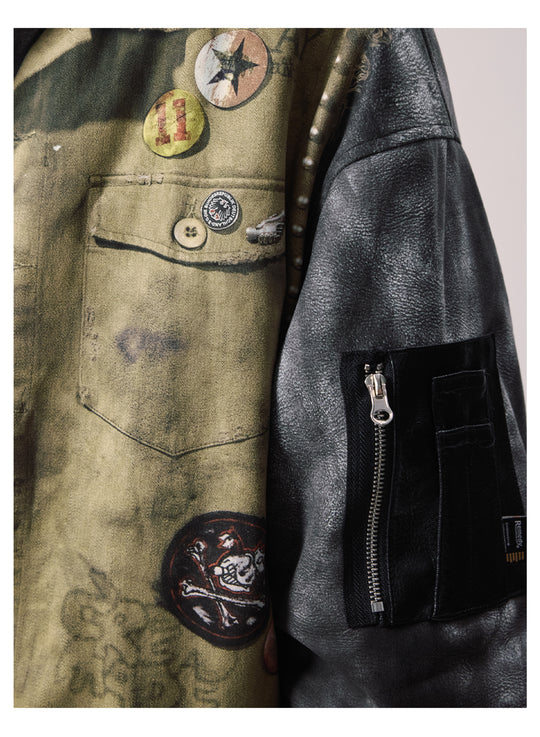 Remedy 3D Digital Print MA-1 Bomber Jacket | Face 3 Face