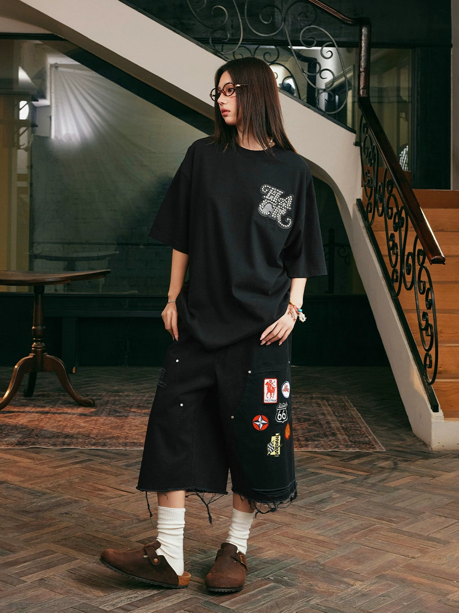 Harsh and Cruel HCAR Glitter Studded Diamond Tee | Face 3 Face