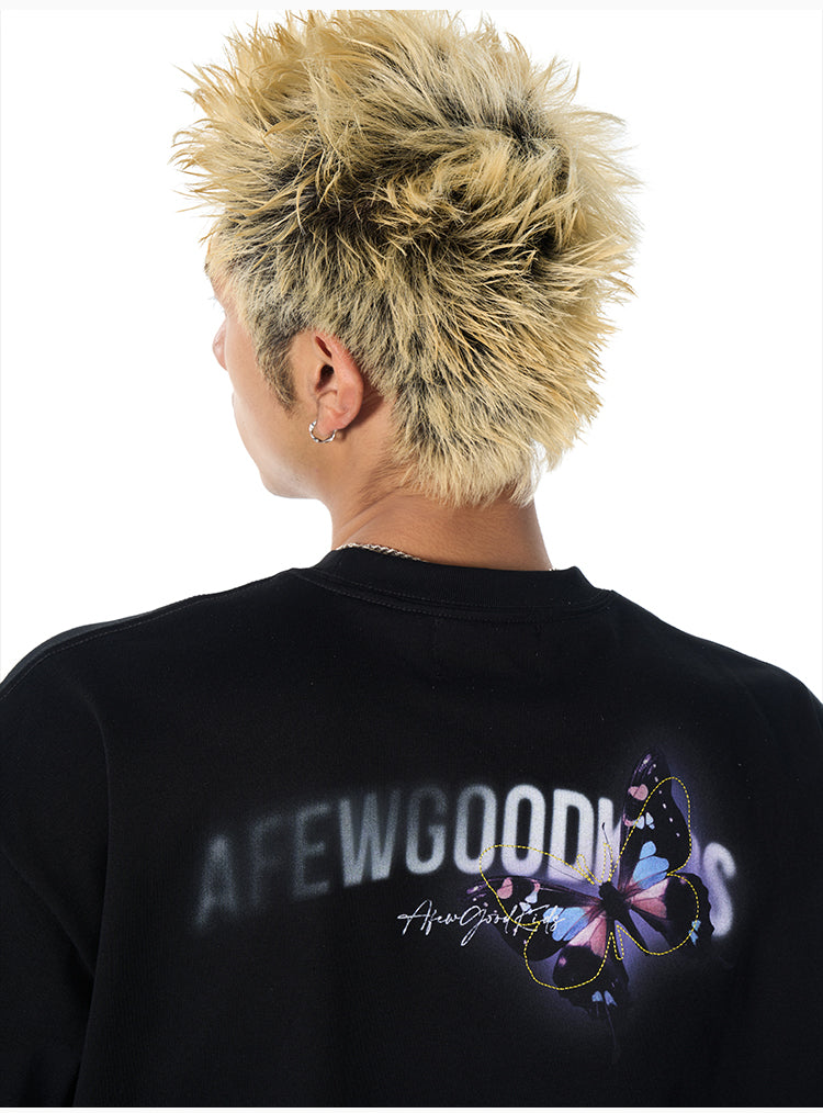 AFGK Light and Shadow Butterfly Gradient Tee | Face 3 Face