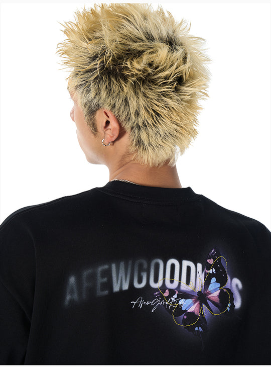 AFGK Light and Shadow Butterfly Gradient Tee | Face 3 Face