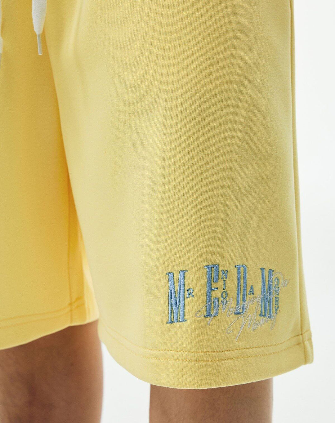MEDM Colorful Logo Embroidered Sweat Shorts | Face 3 Face