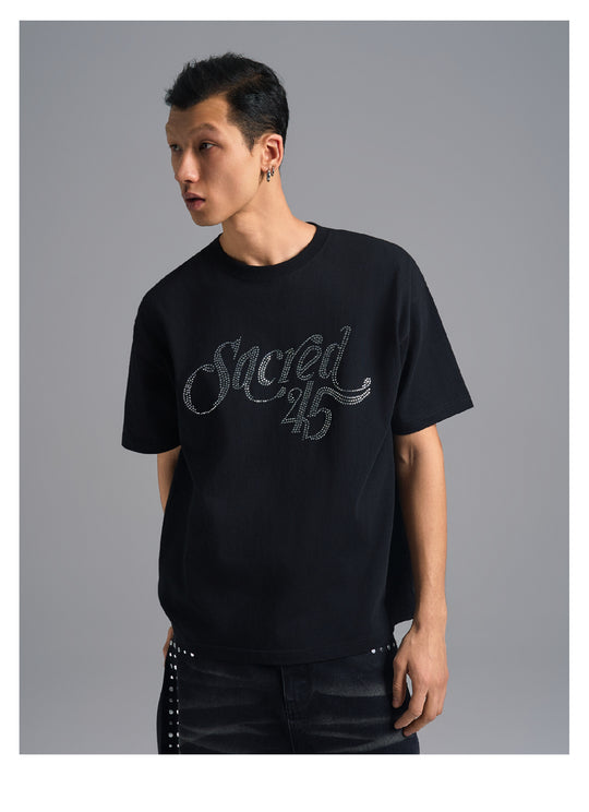 S45 Rhinestone Logo Tee | Face 3 Face