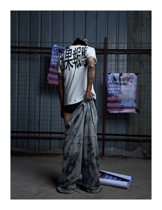 KARMANISTIC Karma Print Slim Tee | Face 3 Face