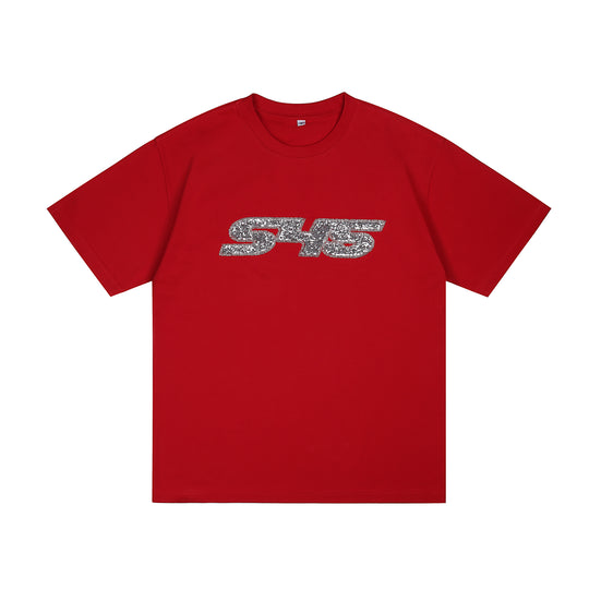 S45 Sequin Metal Logo Tee | Face 3 Face