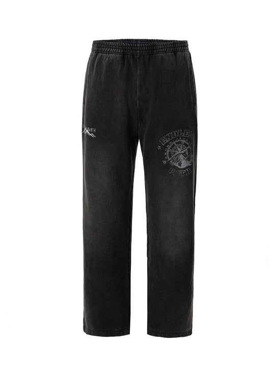 F2CE Washed Old Print Sweatpants | Face 3 Face