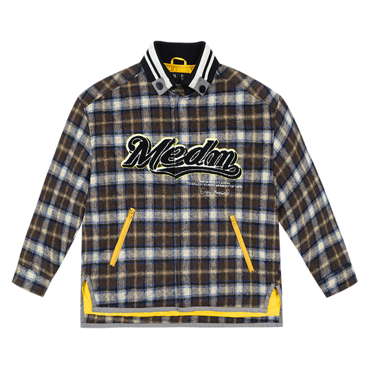 MEDM Plaid Quilting Flannel Jacket | Face 3 Face