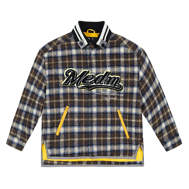 MEDM Plaid Quilting Flannel Jacket | Face 3 Face