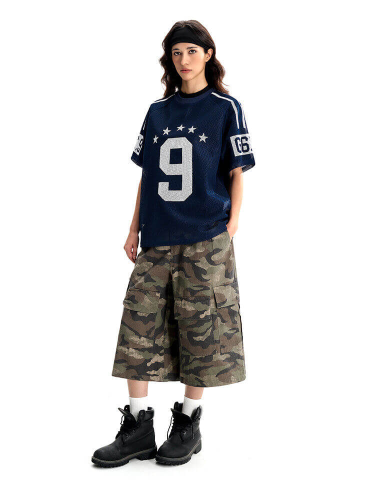 F3F Select Star Number 9 Mesh Short Sleeve Jersey | Face 3 Face