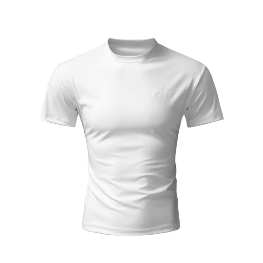 KARMANISTIC Quick Dry Stretch Fit Logo Embroidered Workout Tee | Face 3 Face